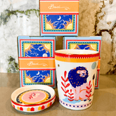 Cup with Lid/Saucer - Leo - Zodiac Vibe - Baci Milano